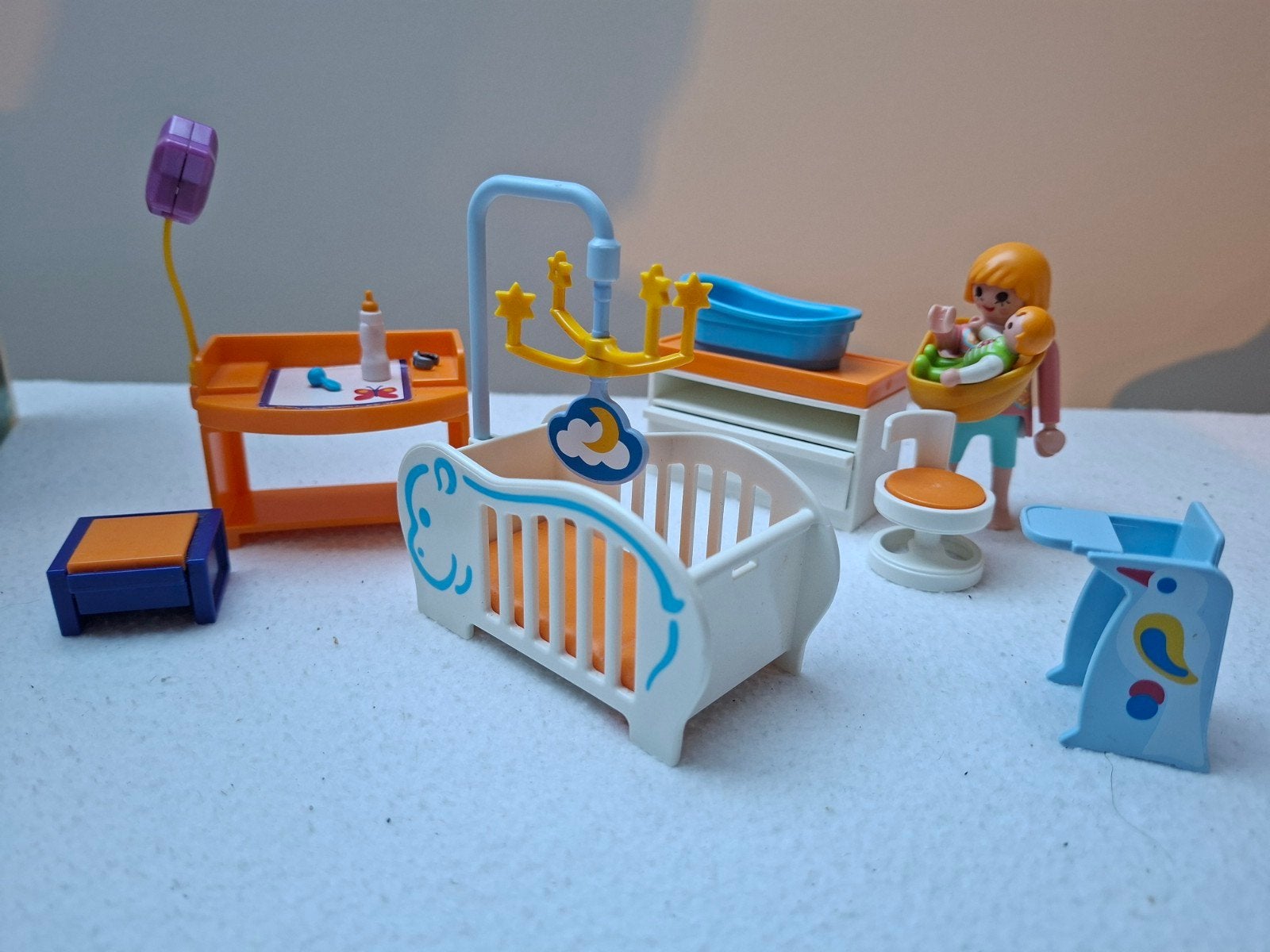 Playmobil Babykamer Set met Poppetjes en Accessoires, Ophalen of Verzenden, Zo goed als nieuw, Jongen of Meisje
