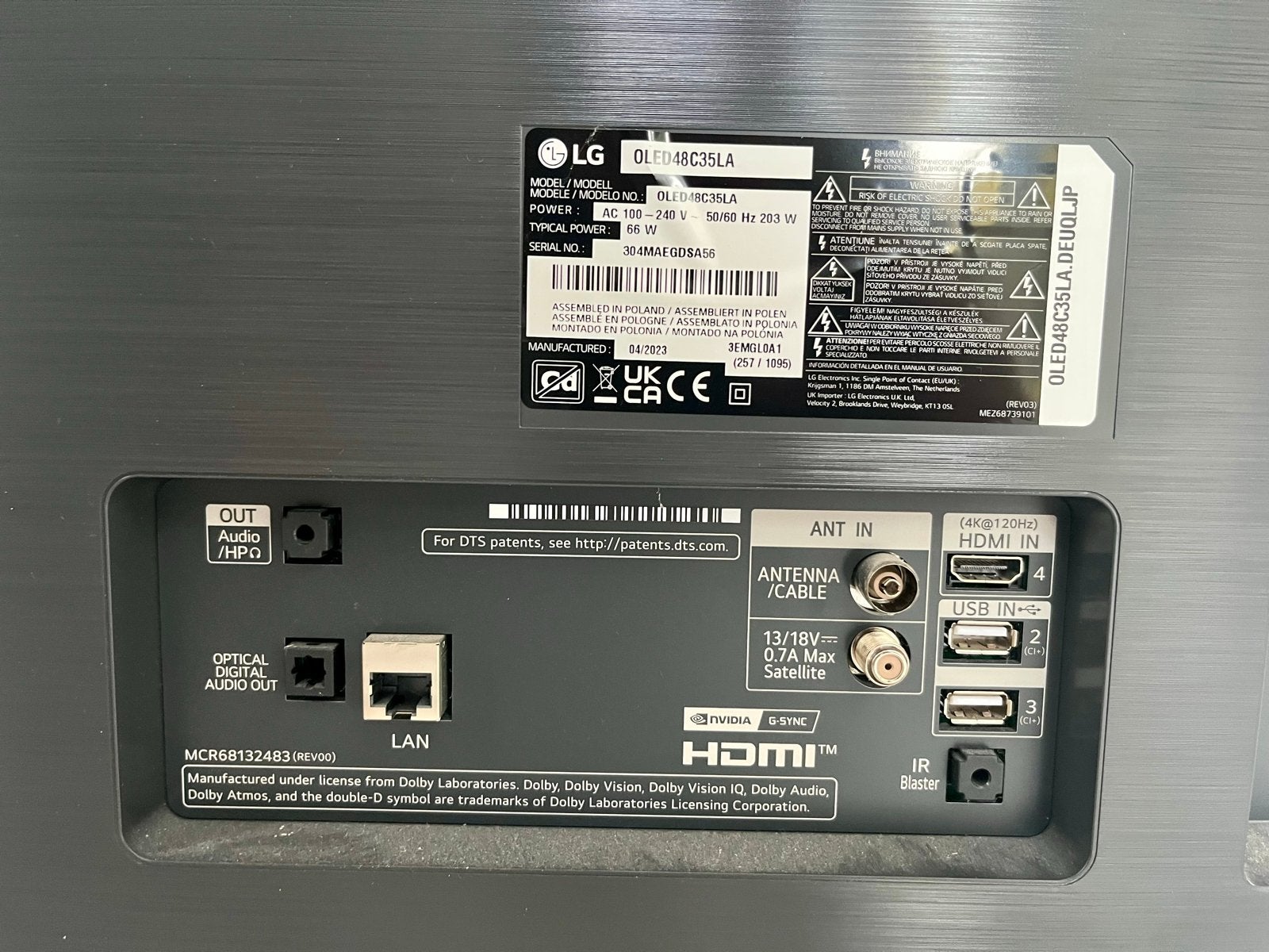 Foto 4 van LG OLED48C35LA 48 inch 4K OLED Smart TV zgan