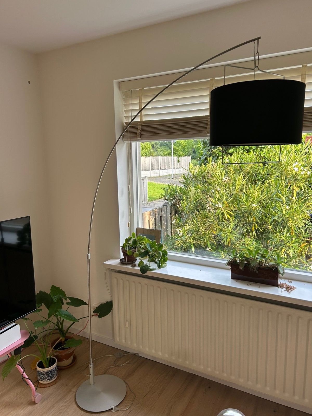Lamp (staand), Huis en Inrichting, Lampen | Vloerlampen, Ophalen, Zo goed als nieuw, 150 tot 200 cm