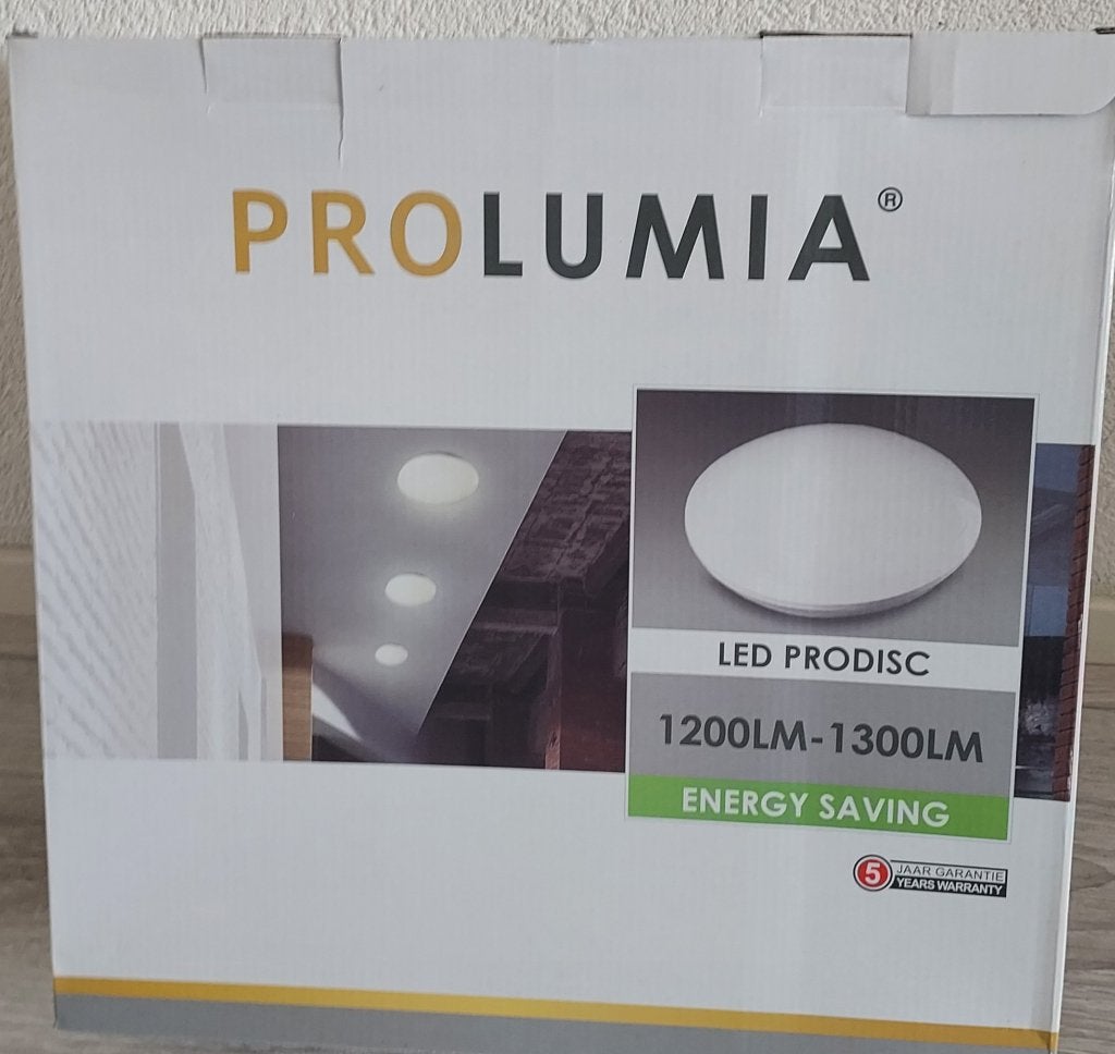 Plafondlamp, Ophalen, Kunststof, LED, Zo goed als nieuw