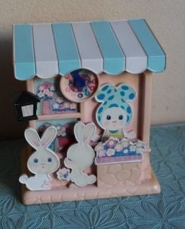 Vintage speeldoosje/spaarpot - konijnenthema, Ophalen of Verzenden, Gebruikt