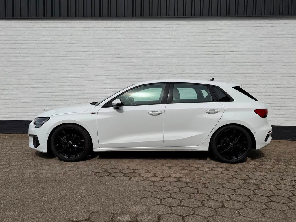 Audi A3 SPORTBACK 35TFSI S edition CLIMA l PDC GARANTIE 2028, Stof, 4 cilinders, 150 pk, Wit
