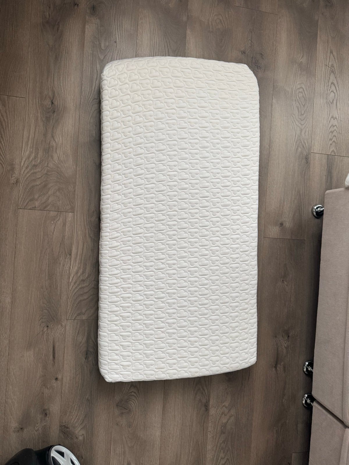 Aerosleep Evolution babybed 60x120 + matrasbeschermer, Gebruikt, Matras, Eenpersoons, 70 cm of minder