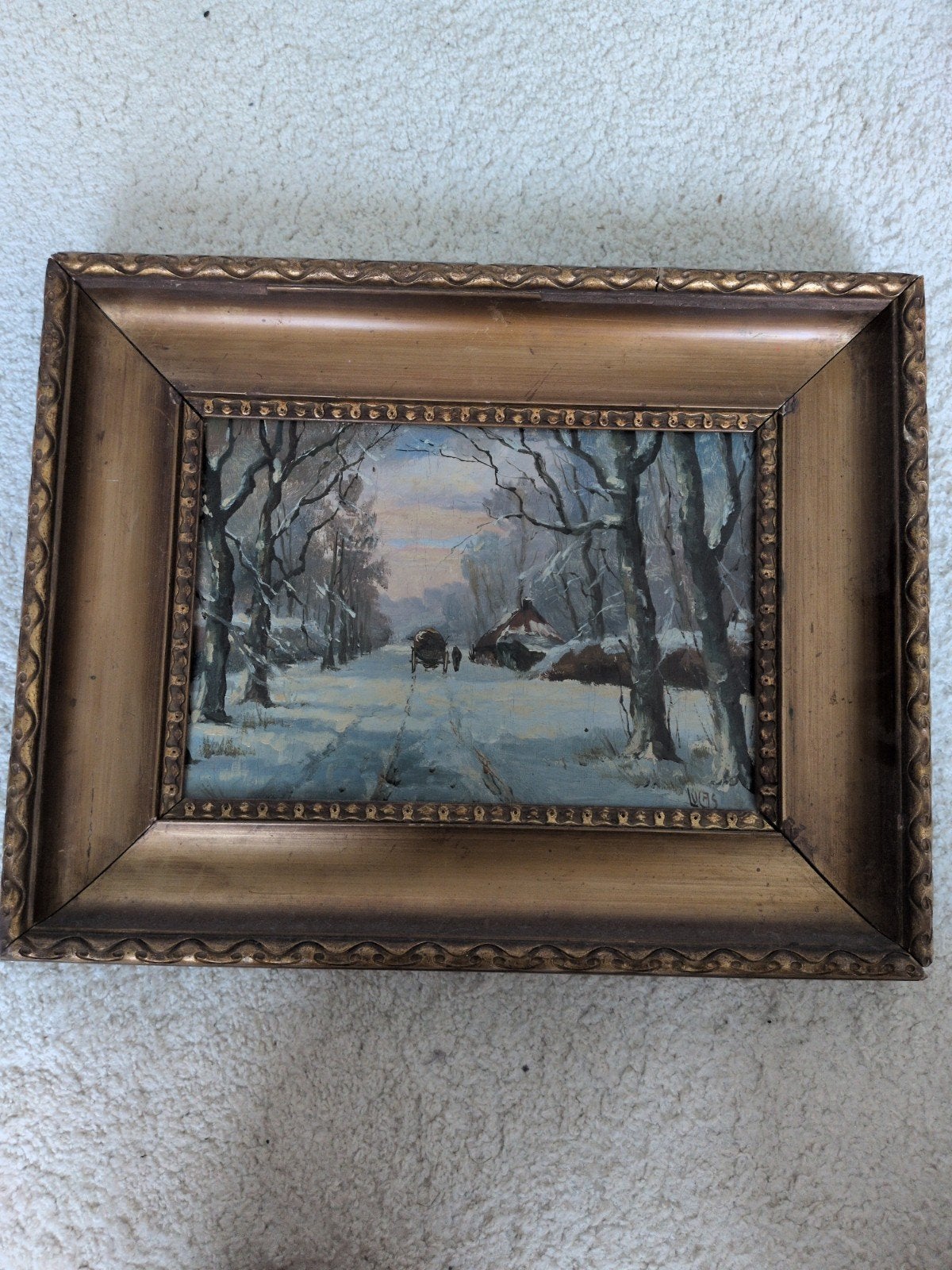 Winterlandschap 1910, Ophalen of Verzenden