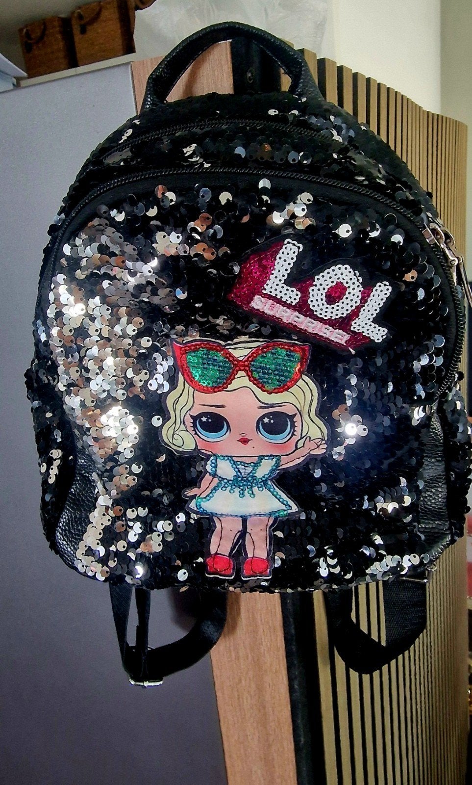 LOL tas met pailletten, Sieraden, Tassen en Uiterlijk, Tassen | Rugtassen, Gebruikt, Minder dan 30 cm, Disney of Dora, Ophalen of Verzenden