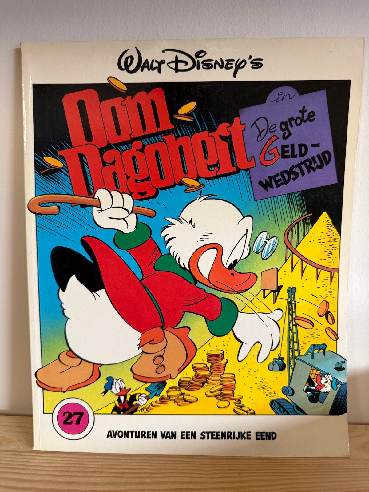 Oom Dagobert #27 - De Grote Geldwedstrijd (1e druk 1985), Eén stripboek, Ophalen of Verzenden, Zo goed als nieuw