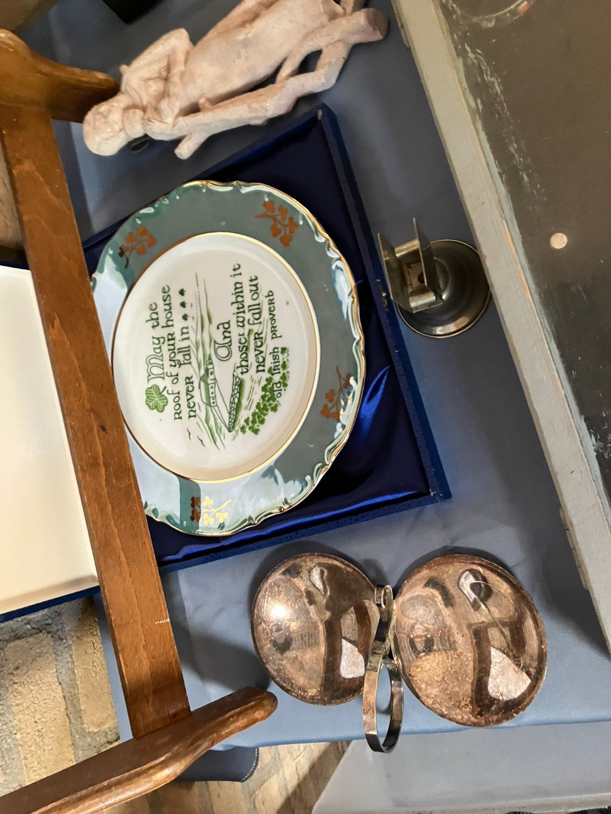 Porseleinen bord in originele doos, Ophalen of Verzenden