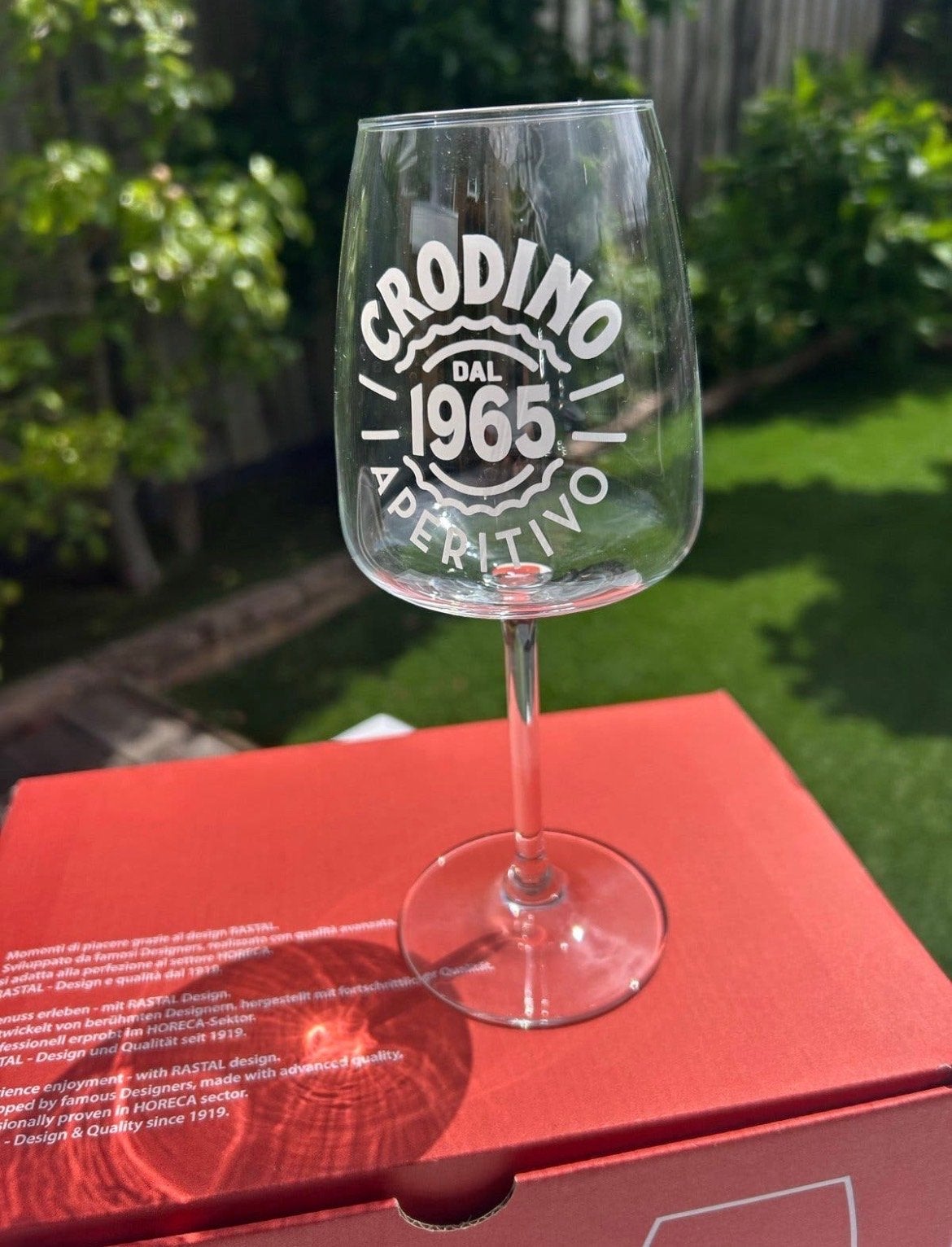 Crodino Aperitivo Glazen - Set van 6 (Nieuw in doos), Ophalen, Nieuw, Overige merken, Glas