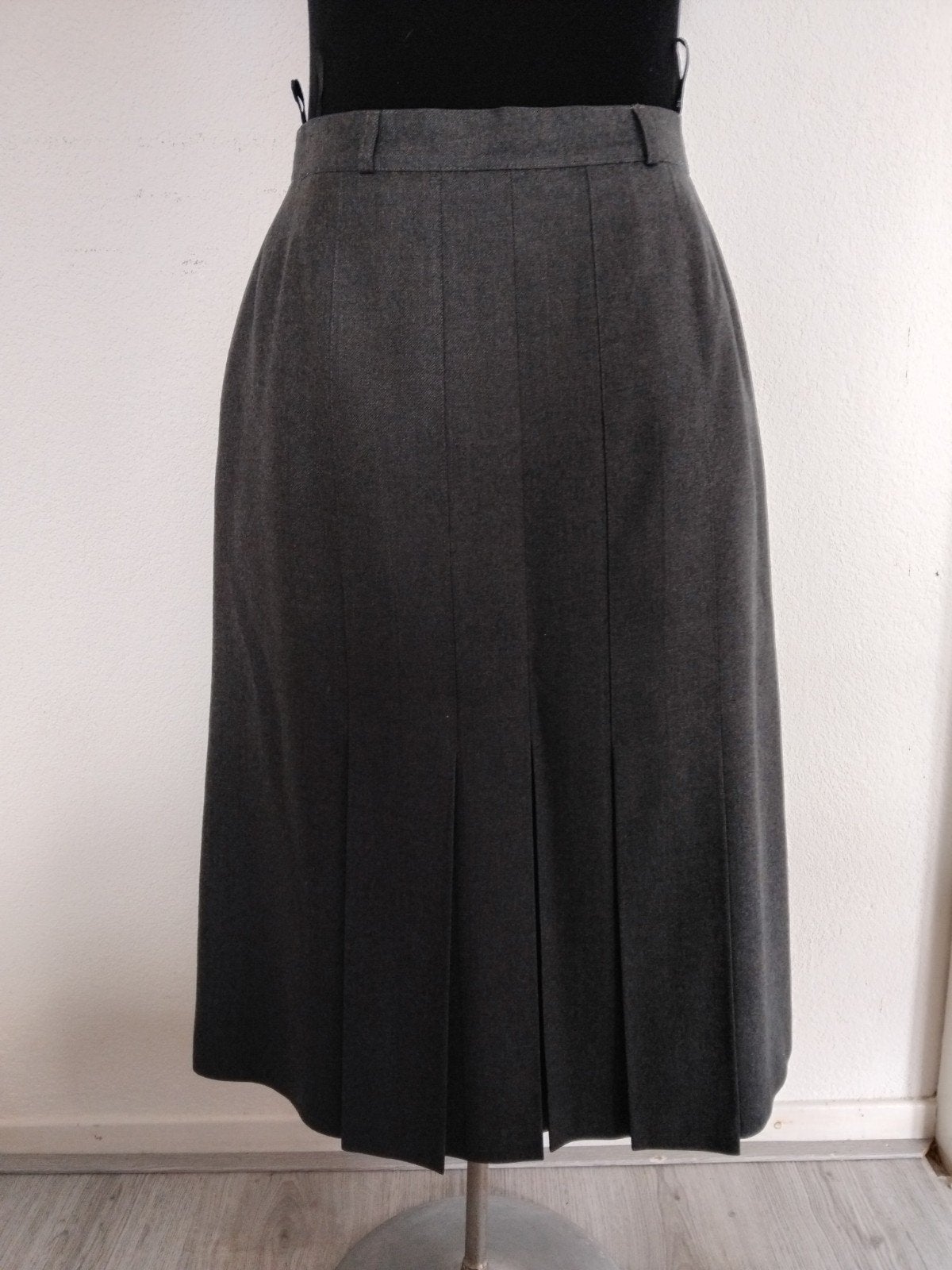 Gerry Weber rok, grijs, maat 42(46), 100% scheerwol, Maat 42/44 (L), Ophalen of Verzenden, Zo goed als nieuw, Gerry Weber