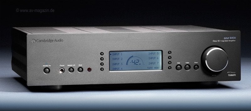 Cambridge Audio Azur 840A geintegreerde versterker !, Zo goed als nieuw, 120 watt of meer, Stereo, Ophalen