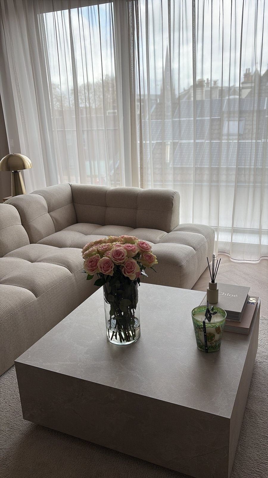 Salon tafel Lesley Westwing, Ophalen, 100 tot 150 cm, 50 tot 100 cm, Zo goed als nieuw