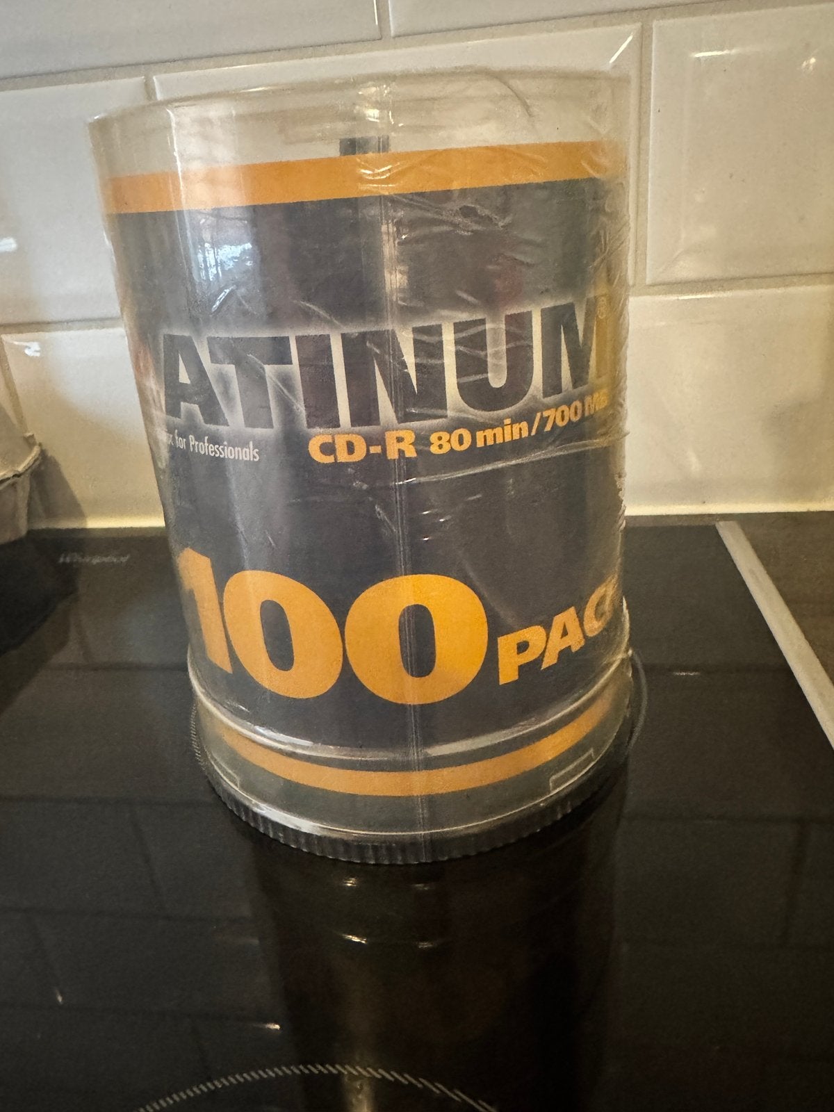 Platinum CD-R 80 min/700 MB Spindel - 100 stuks, nieuw, Computers en Software, Ophalen of Verzenden, Nieuw, Cd, Op spindel