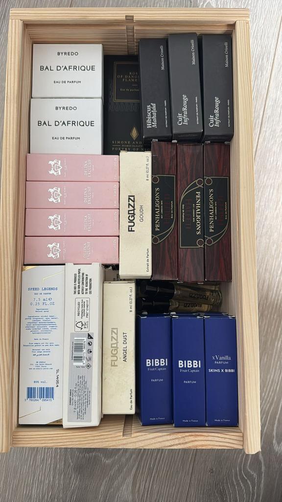 Miniatuur / travel sizes niche geuren parfums, Ophalen of Verzenden, Zo goed als nieuw