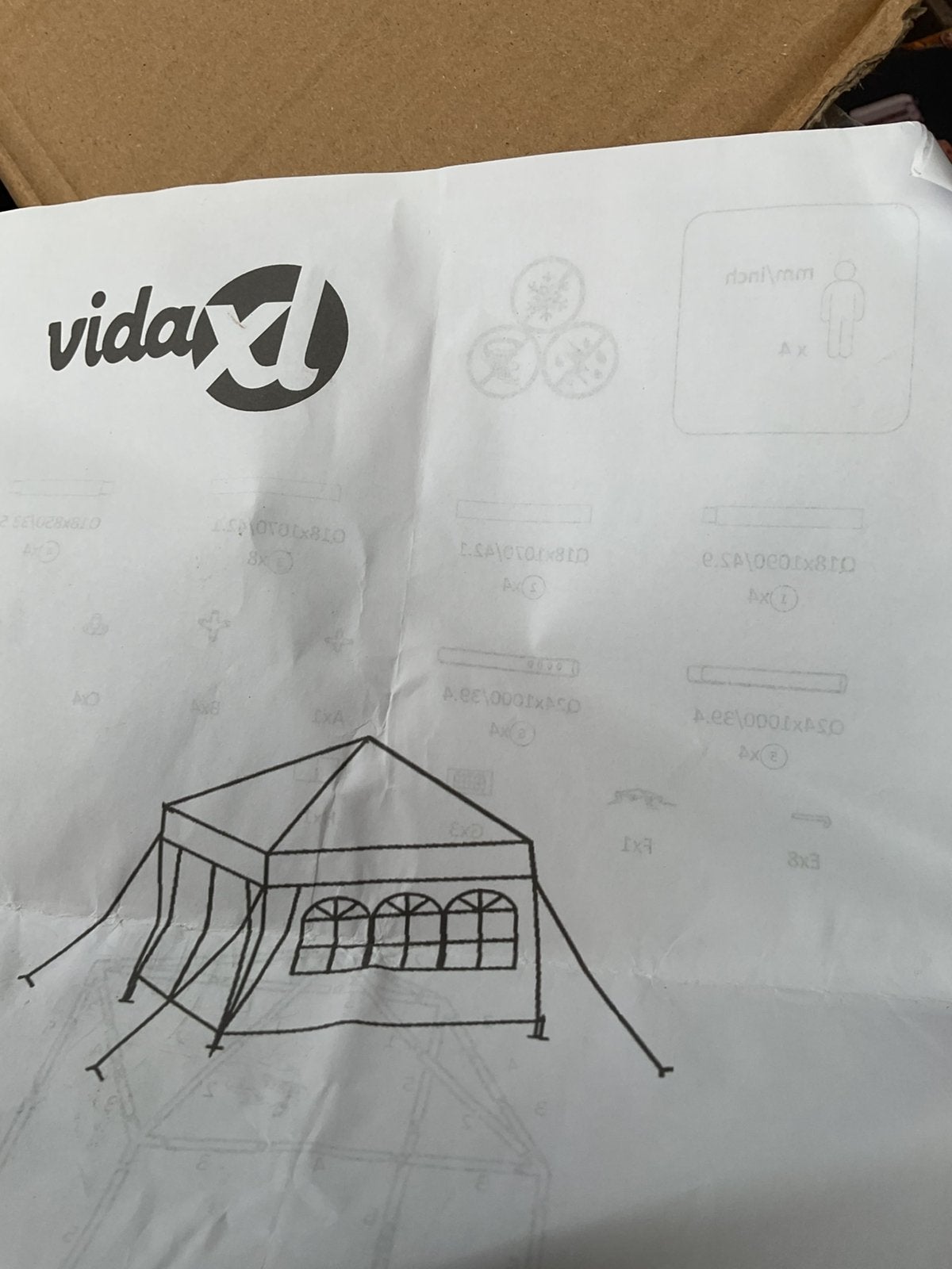Partytent met zijwanden, Ophalen, Zo goed als nieuw, Minder dan 5 meter