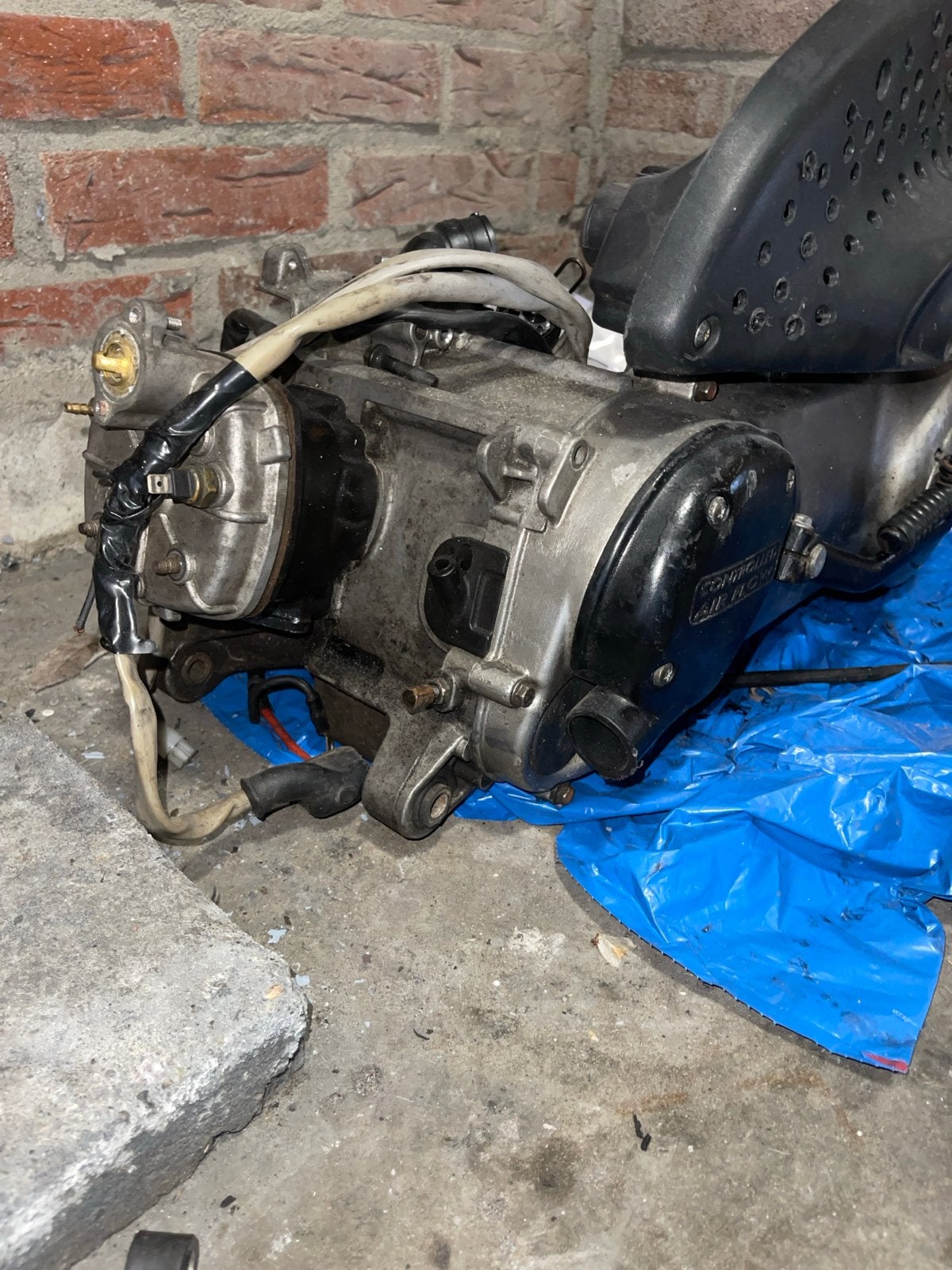 Compleet 70cc Runner DD DG blok met Polini onderdelen, Ophalen of Verzenden, Gebruikt, Blok, Piaggio