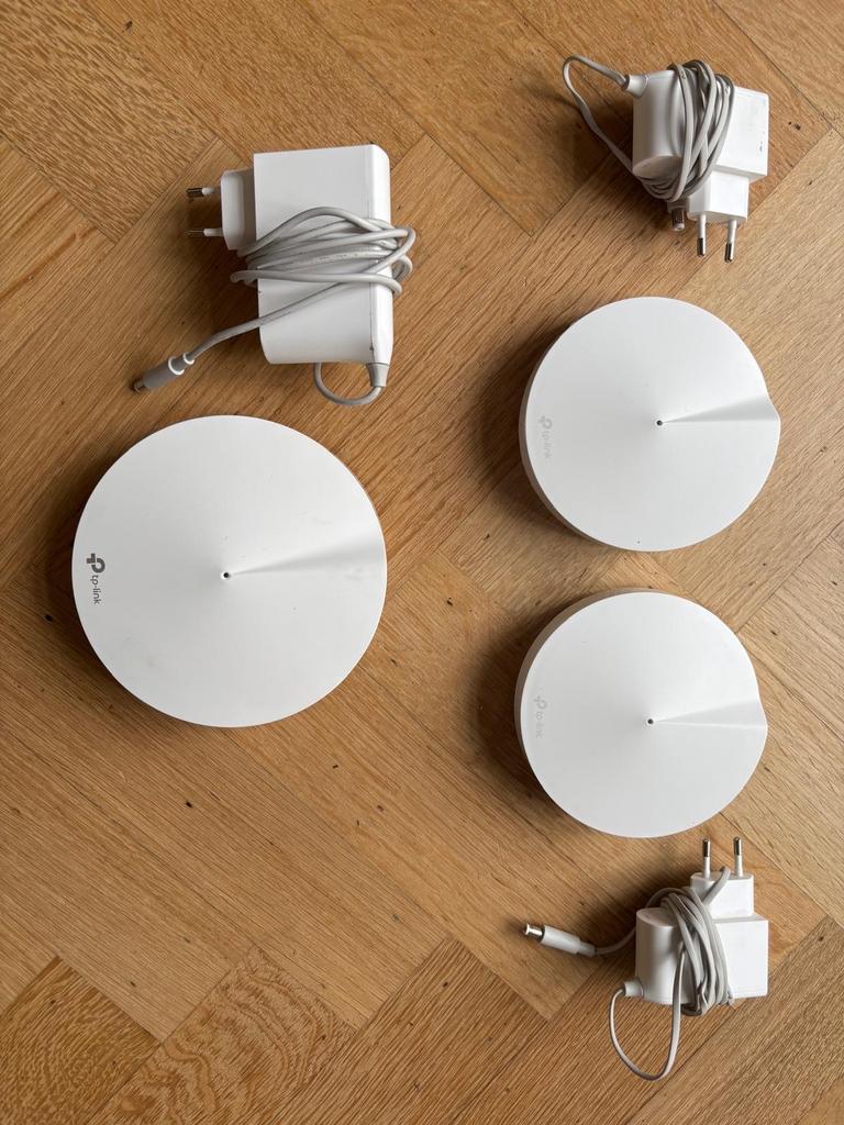 TP-Link Deco M9 en M5 Mesh WiFi Systeem, Computers en Software, WiFi-versterkers, Ophalen of Verzenden, Zo goed als nieuw