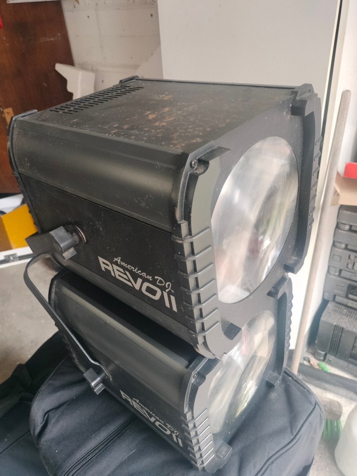 2x American DJ Revo II LED Lichteffecten, Ophalen of Verzenden, Gebruikt, Licht, Geluidgestuurd
