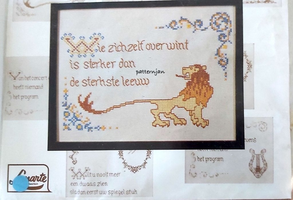 borduren: borduurpakket: compleet dus: incl. Stof garen +, Ophalen of Verzenden, Zo goed als nieuw, Handborduren, Borduurpakket