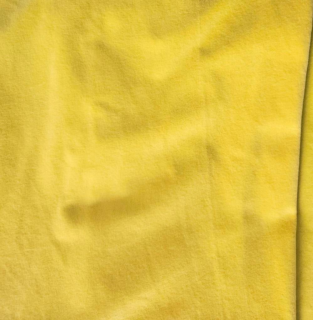 Op maat gemaakt Hema dikke velours gordijnen, perfecte staat, Overige materialen, Geel, Ophalen of Verzenden, Zo goed als nieuw