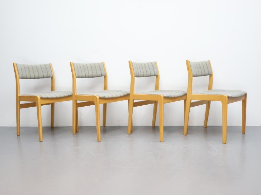 Set van 4 eetkamerstoelen | Farstrup Denmark, Ophalen, Deens design Vintage, Zo goed als nieuw, Vier