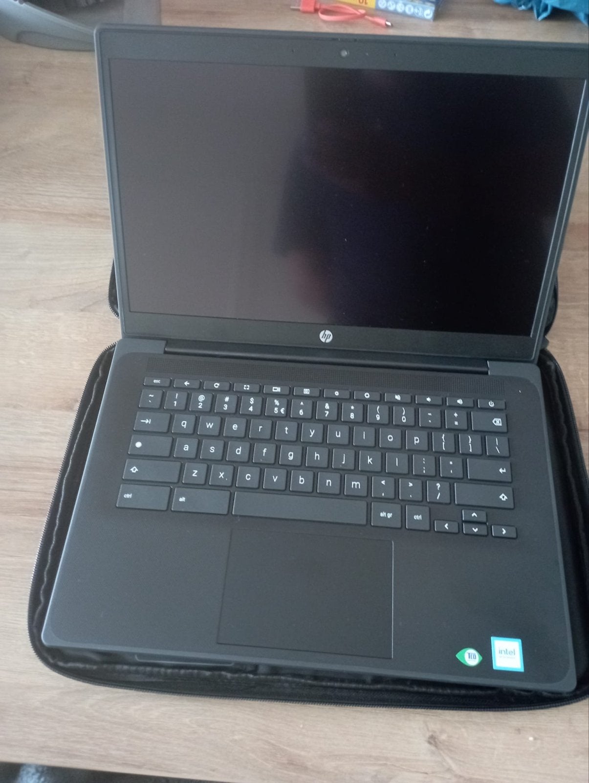 Start niet! HP Fortis Chromebook met lader en hoes, Computers en Software, 14 inch, 4 GB of minder, Qwerty, Ophalen of Verzenden