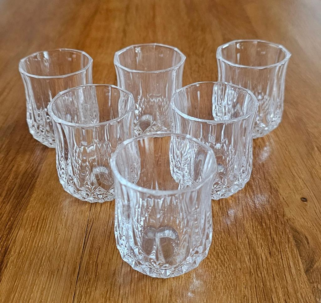 Bohemian borrelglaasjes set van 6, Ophalen of Verzenden, Zo goed als nieuw, Overige typen