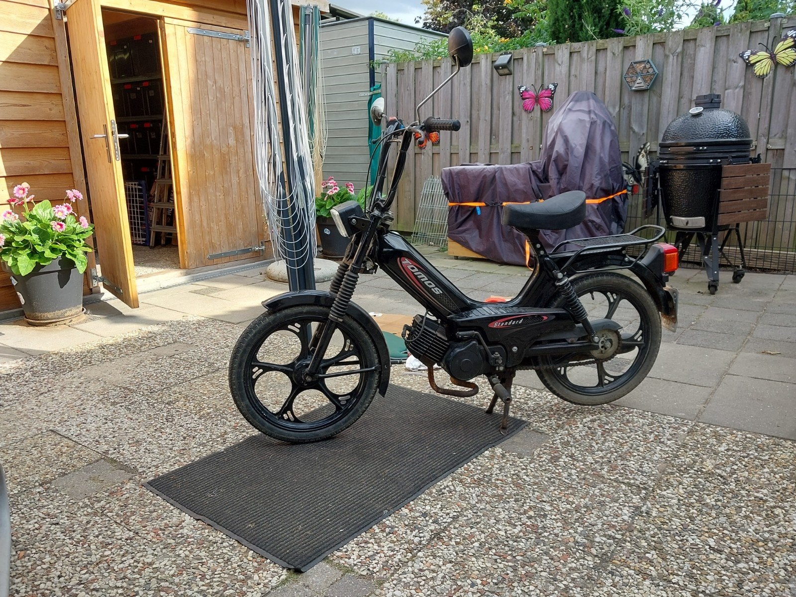 Tomos Revival Snorfiets - Zwart - Goed Onderhouden, Fietsen en Brommers, Brommers | Tomos, Ophalen, Gebruikt, Maximaal 25 km/u