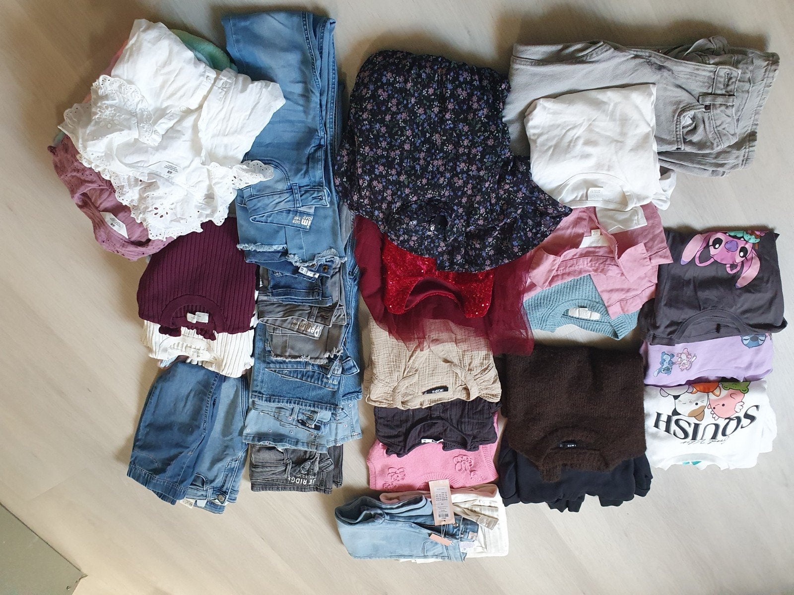 Kledingpakket Meisje Maat 134/140 en 140 - Zara, H&M en meer, Meisje, Ophalen of Verzenden, Zo goed als nieuw, Setje
