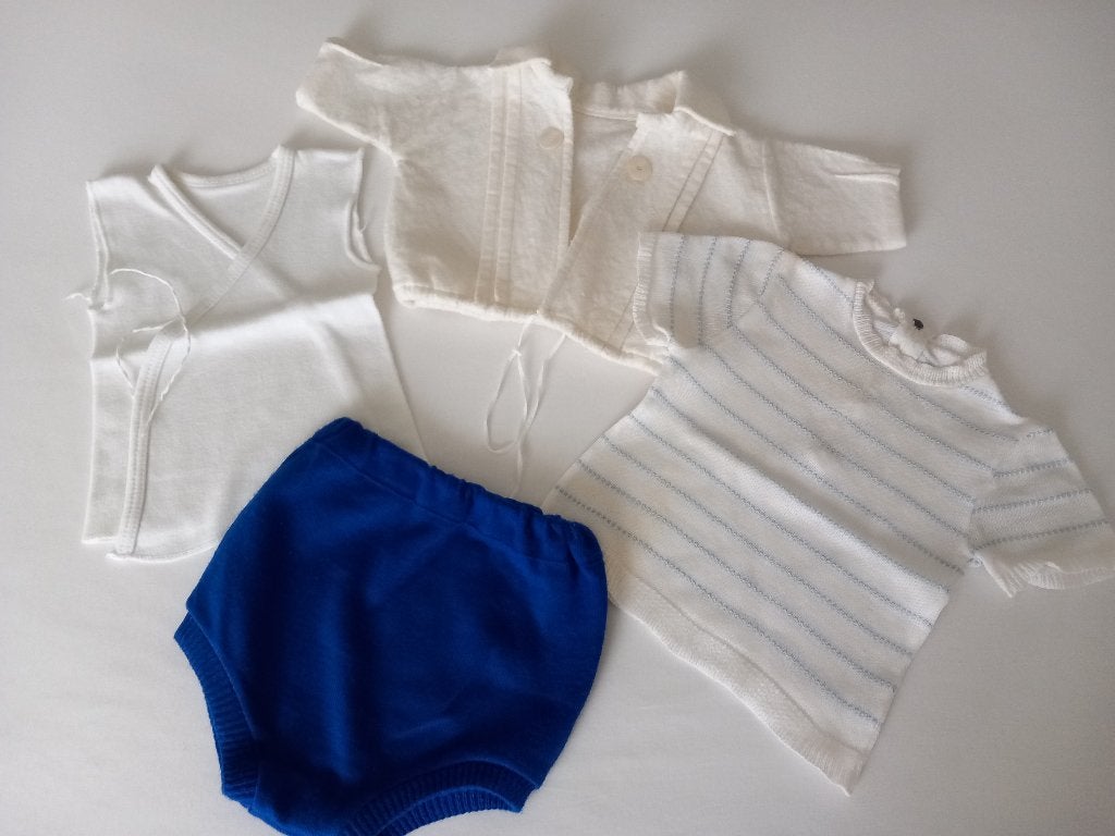 Vintage baby of poppen kleertjes jaren 50., Verzamelen, Poppen, Ophalen of Verzenden, Zo goed als nieuw, Kleertjes