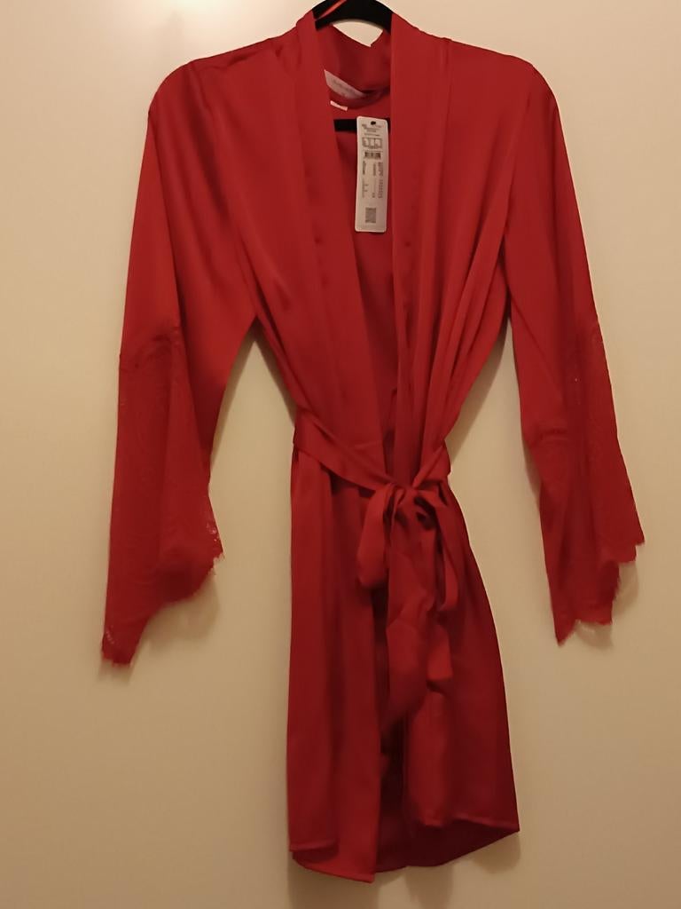 Hunkemöller rode badjas, Kleding | Dames, Ondergoed en Lingerie, Hunkemöller, Ophalen of Verzenden, Rood, Badjas