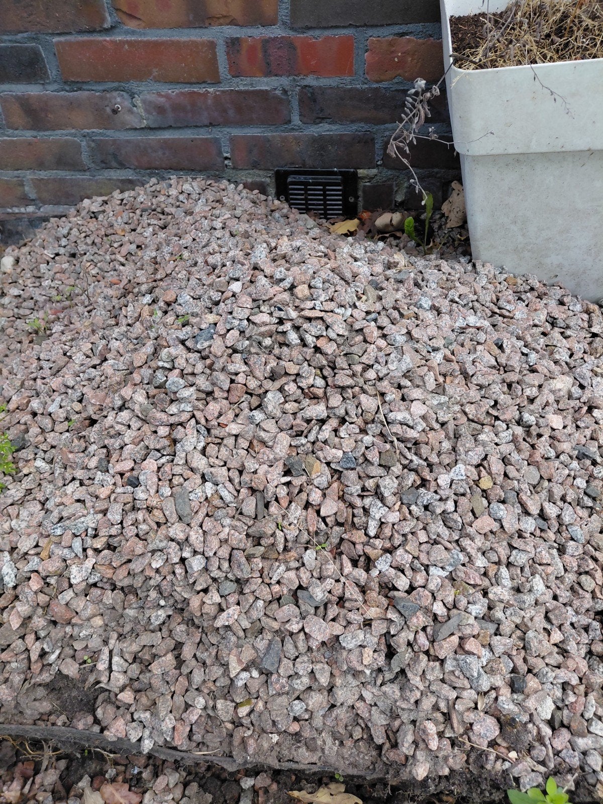 partij siergrind/split voor tuin gratis, Ophalen, Overige materialen, Gebruikt, Grind