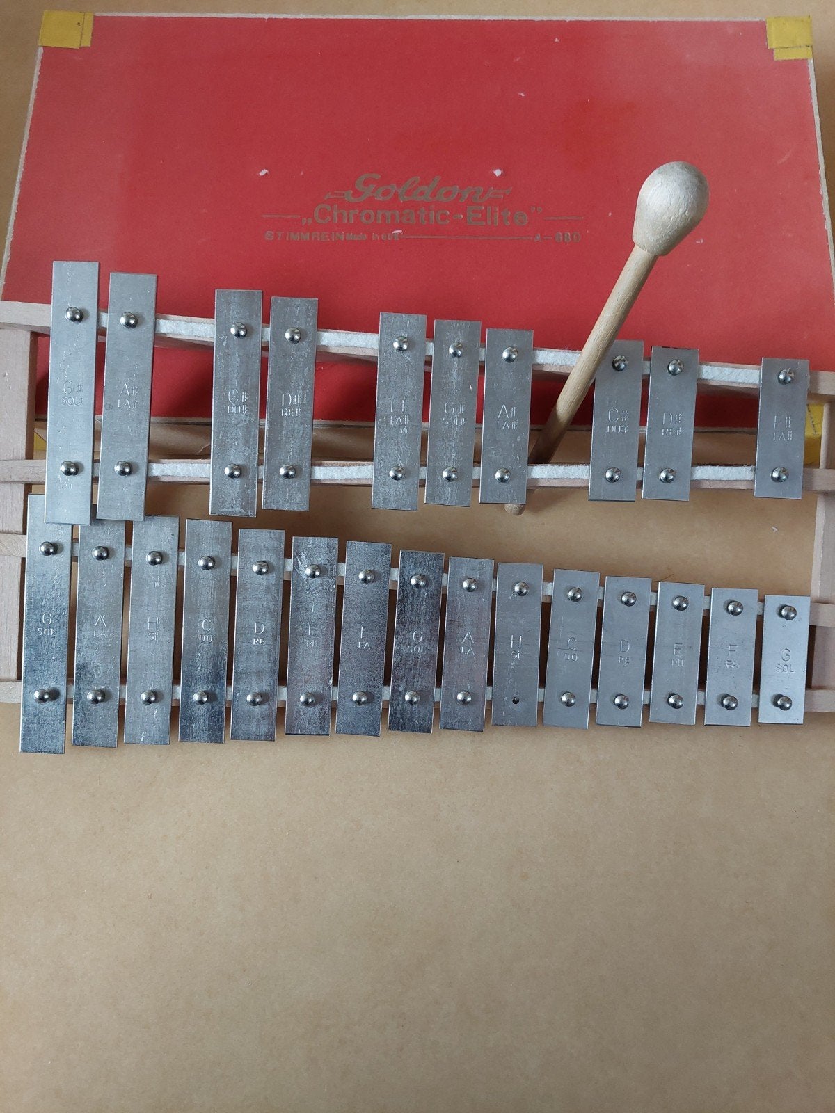 Goldon Chromatic Elite Xylofoon, Ophalen, Gebruikt