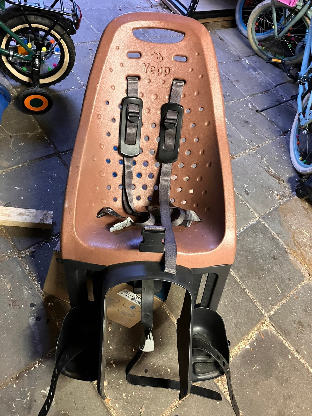 Yepp fietsstoeltje achter, Ophalen, Gebruikt