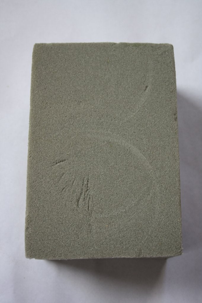 Doos droogstuk schuim oasis 19 st.groen en 4 st.grijs 23 x 1, Verzenden, Nieuw, Overige materialen, Grijs