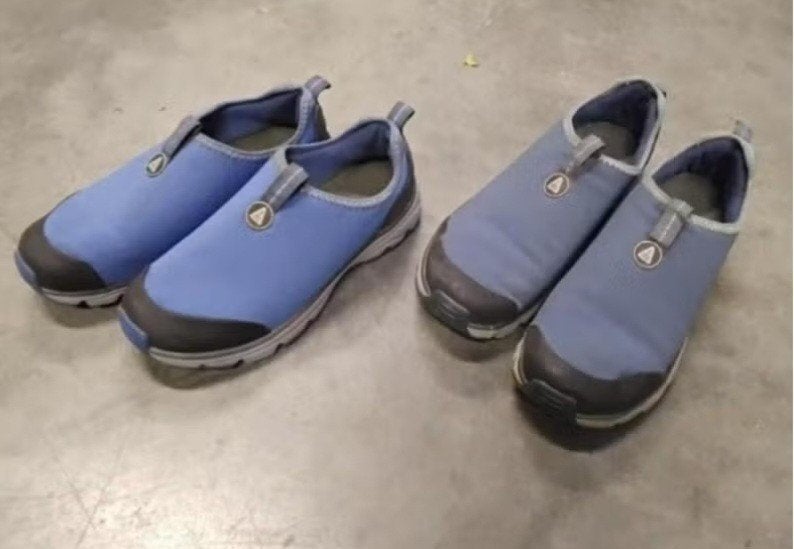 ANWB bootschoenen heren maat: 43 en dames maat: 38, Ophalen, Blauw, Sportschoenen, Zo goed als nieuw