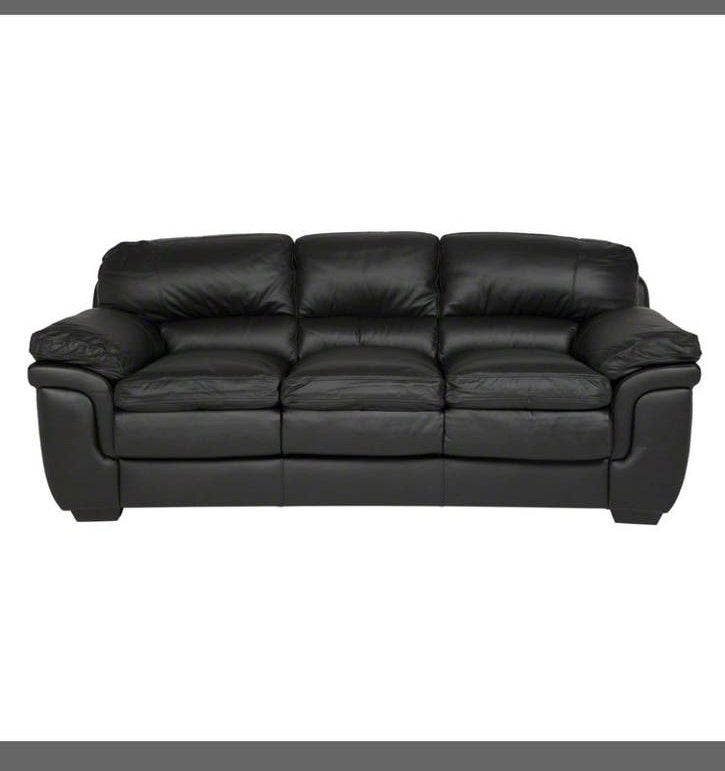 Taylor 3-zits leren bank met uitlopende armleuningen SOFA, Ophalen