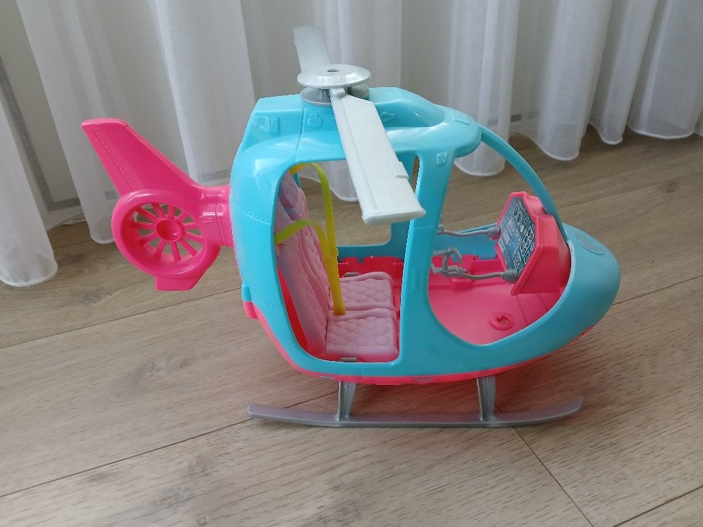 Barbie helicopter, Ophalen, Gebruikt, Barbie