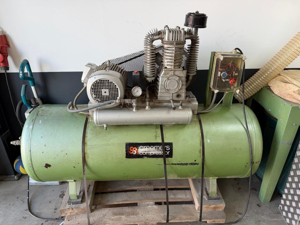 Creemers Compressor 500L - 12 bar - 1984, Gebruikt, 10 bar of meer, 100 liter of meer, 400 tot 800 liter/min