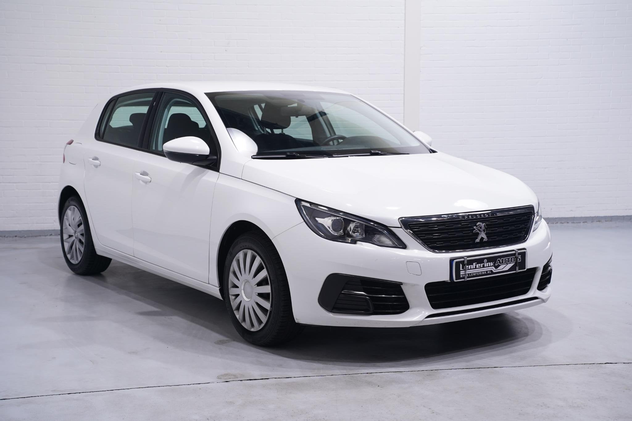 Peugeot 308 1.2 PureTech Blue Lease Navi Clima Apple Carplay, Auto's, Peugeot, Voorwielaandrijving, Stof, Gebruikt, Euro 6