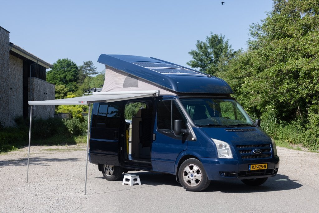 Ford Transit 2.2 D 85KW Nugget 2012 Blauw, Stof, 2000 kg, Blauw, Particulier