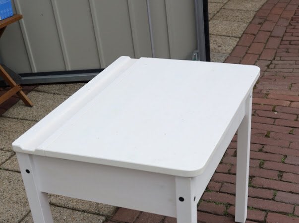 Kindertafeltje Ikea wit, Ophalen, Zo goed als nieuw, Tafel(s)