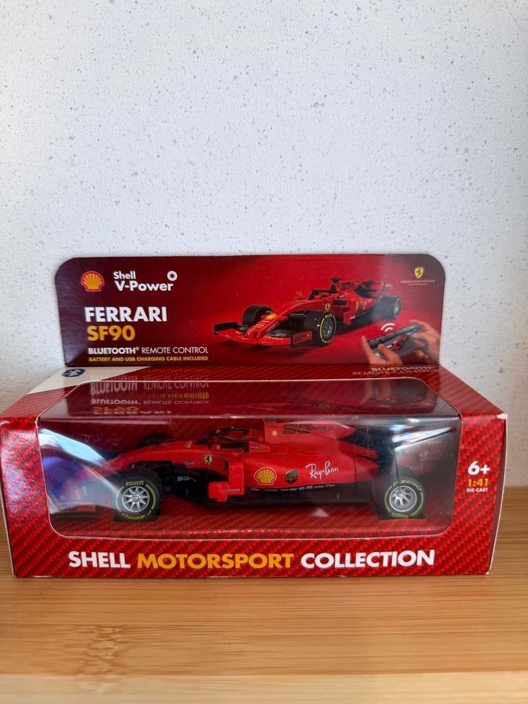 Ferrari SF90 Shell V-Power RC Modelauto 1:41 Die-Cast, Overige merken, Auto, 1:32 tot 1:50, Nieuw