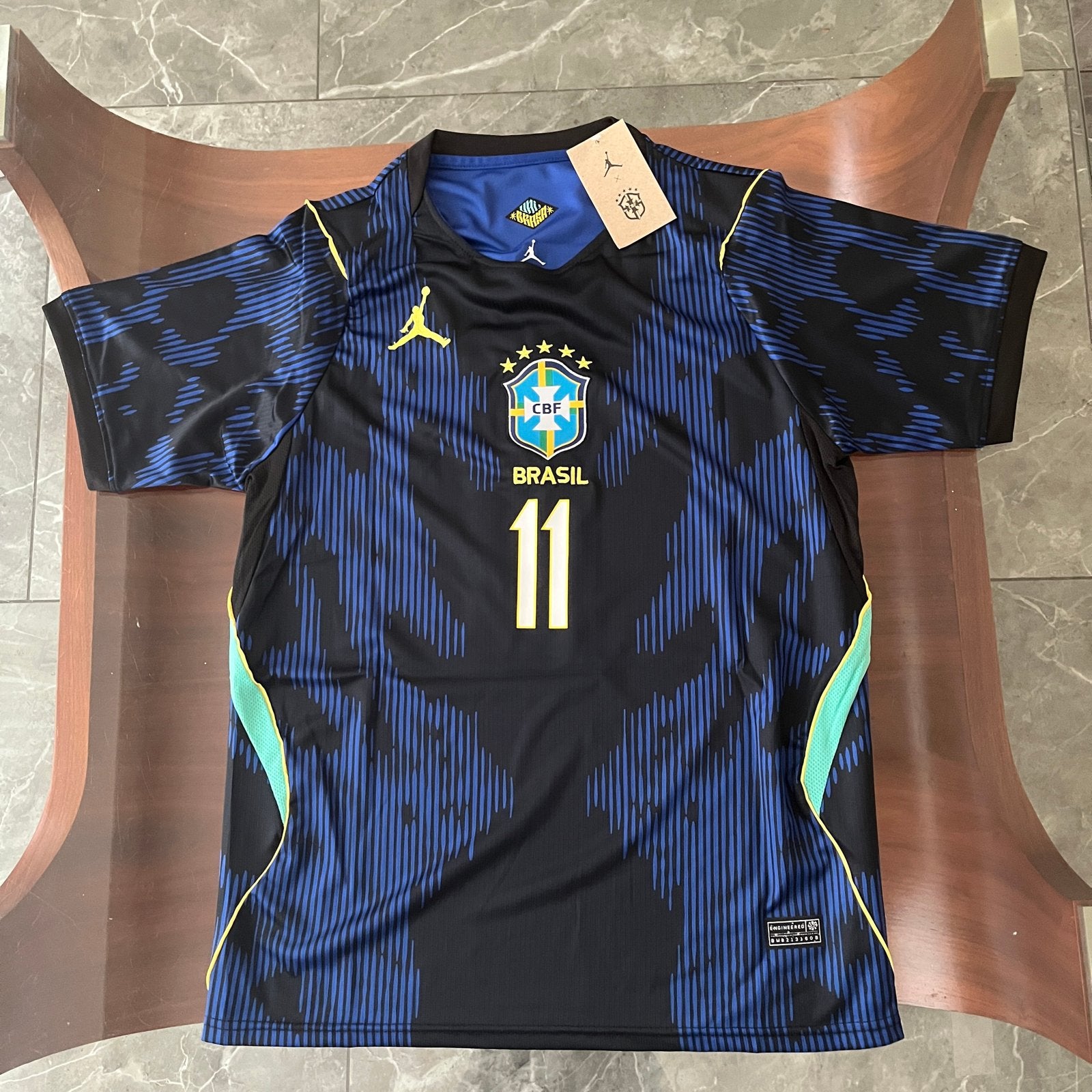 Air Jordan x Brazil Raphinha Thuisshirt Maat M, Maat M, Ophalen of Verzenden, Nieuw, Shirt