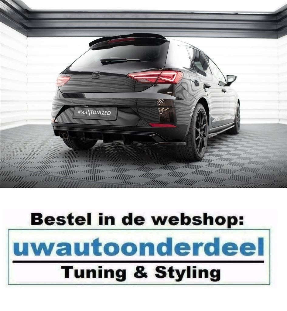 Maxton Design Spoiler Splitter Lip Seat Leon Mk3 Facelift, Verzenden