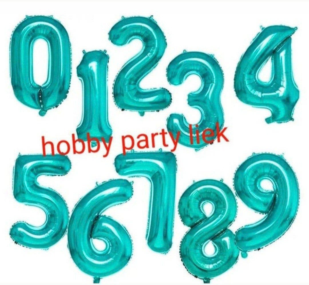 diverse cijfer ballonnen 76cm nr C618h tm....., Ophalen of Verzenden, Nieuw, Versiering, Verjaardag