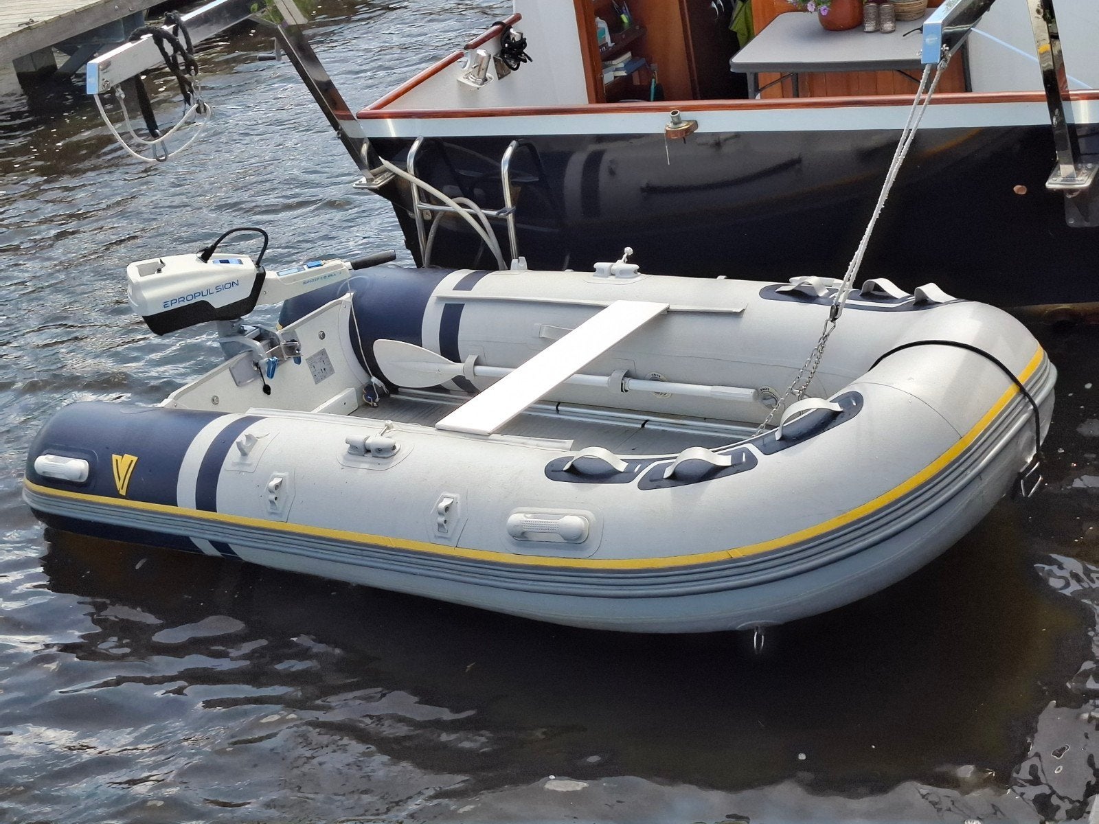 Vetus  VB300 rubberboot met  Epropulsion Spirit 1.0 plus, Watersport en Boten, Ophalen, Zo goed als nieuw