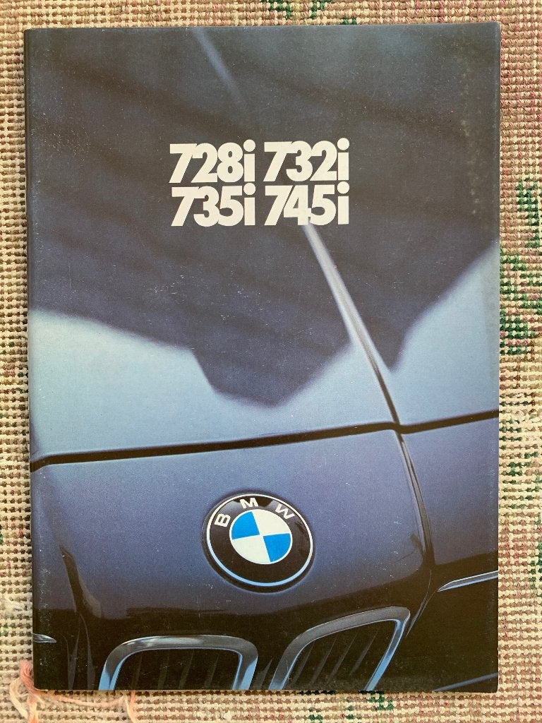 Nederlandse Folder brochure BMW 7-serie E23 1981 nieuw!, Nieuw, Ophalen of Verzenden, BMW, BMW