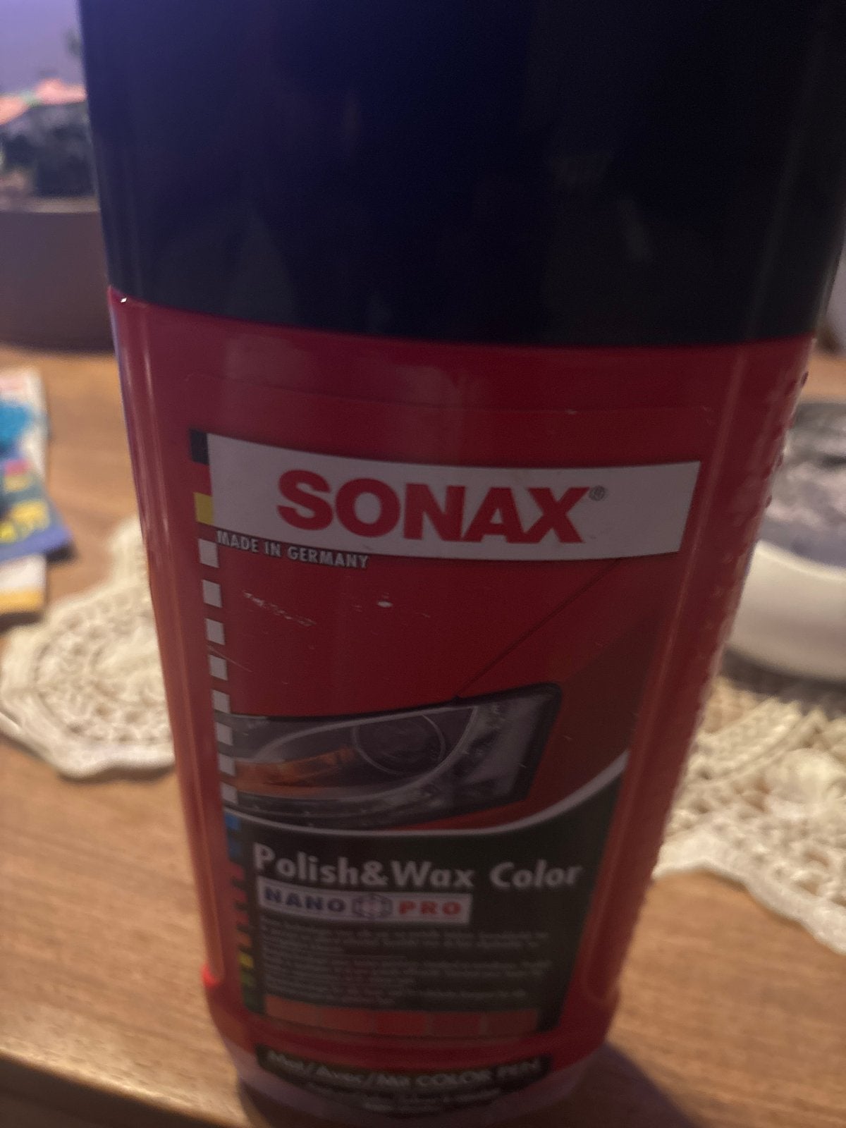 Sonax Polish & Wax Color Rood met Color Pen, Auto diversen, Ophalen of Verzenden