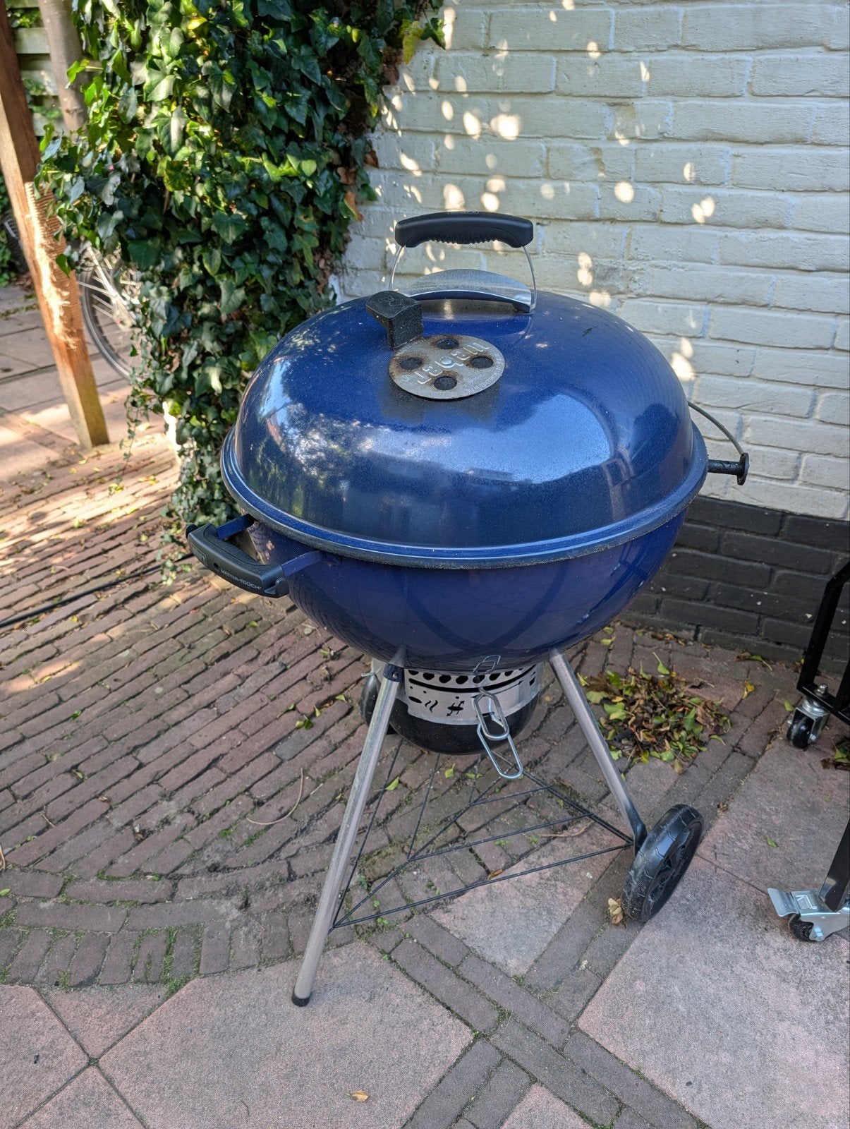 Weber Master-Touch GBS C-5750 barbecue Deep Ocean Bl, Ophalen, Gebruikt, Weber, Met accessoires