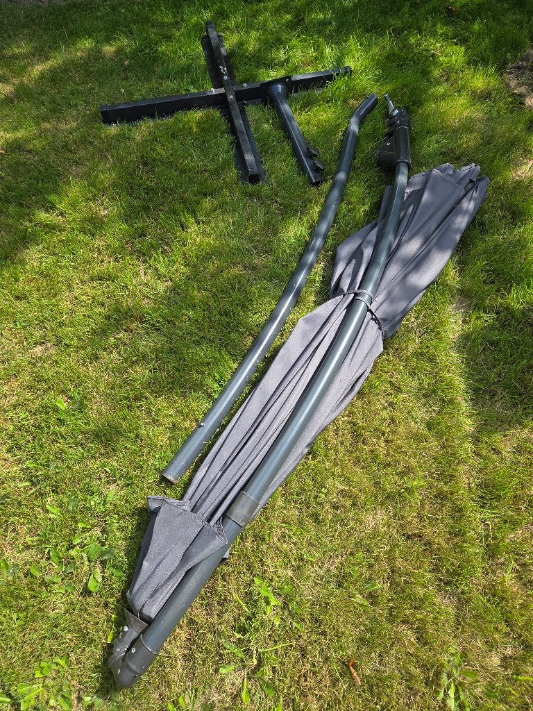 parasol compleet, Ophalen, Gebruikt, 2 tot 3 meter, Zweefparasol